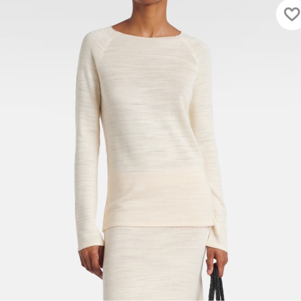 The Row Jipin silk sweater